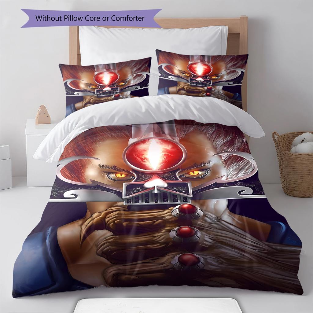 H260212ThunderCats Pattern Bedding,Quilt Set Quilt Cover Pillowcase Home Birthday Gift (1 * duvet cover + 2 * pillowcase, without core)