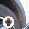 Rivets Black Clip Fasteners Universal 8mm Plastic Rivets Fasteners Car Accessories 50/100pcs Car Bumper Guard Fasteners Screws