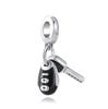 Hot New copper racing car Pendant Bus Charm Car Sedan Security Chain Bead Charms Compatible With Authentic Bracelets Women Gift Jewellery Do It Yourse