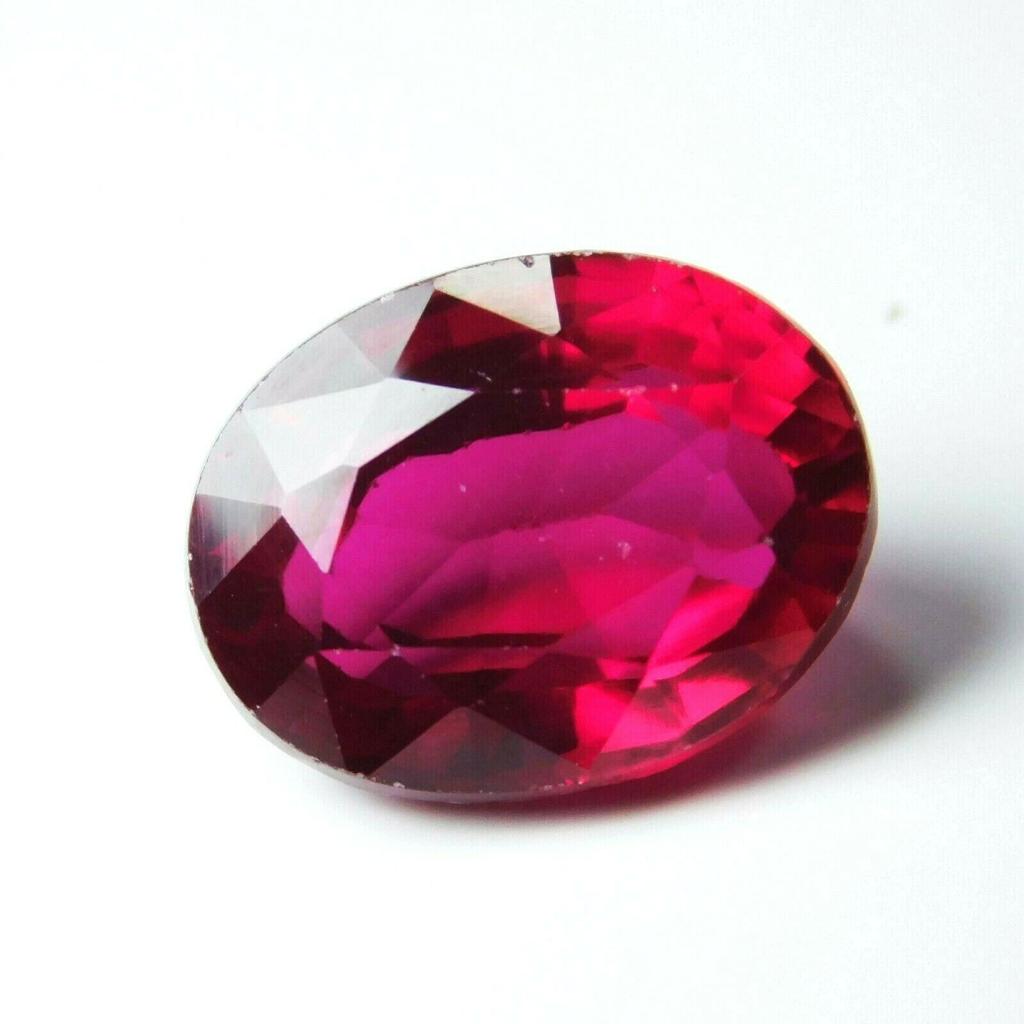 6.23 Carat Natural Untreated Red Ruby Oval Cut CERTIFIED Ring Loose Gemstone AU-3820
