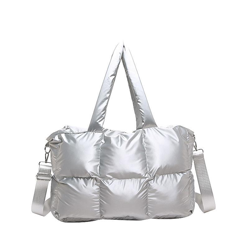 Wholesale Niche Fashionable Personalized Down Jacket Space Bag Trendy Versatile High-end Single Shoulder Messenger Women's Bag
