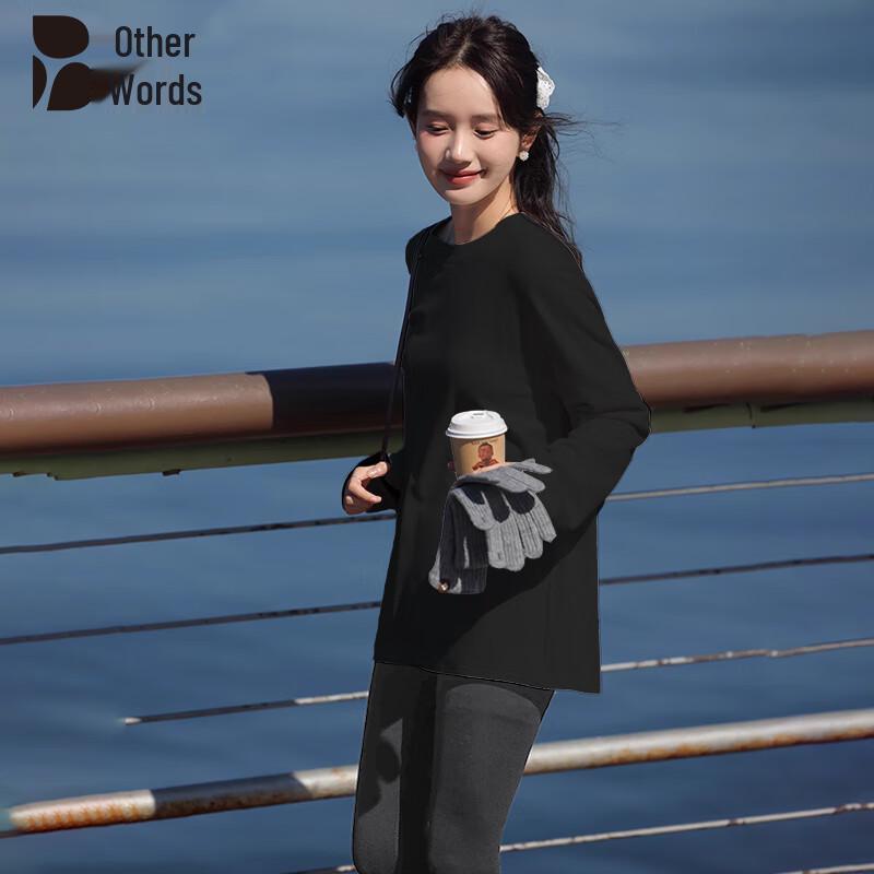 Women s Autumn Winter Loose Fit Long Sleeve Base Shirt XL