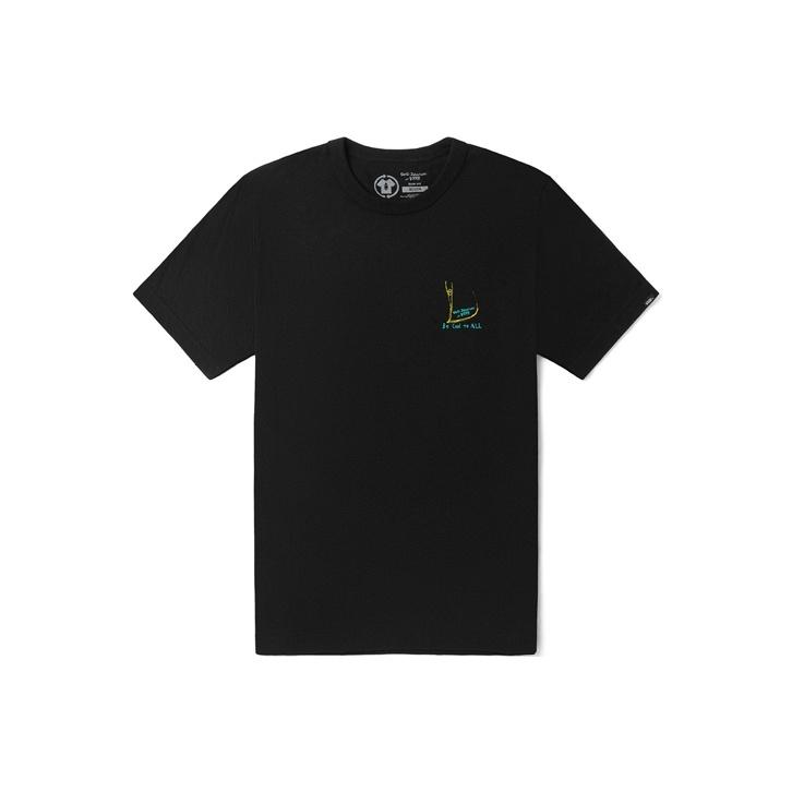 

Vans Casual Sports Round Neck Printed Short Sleeve T-Shirt Men Tops Black VN0A5EB60VB L
