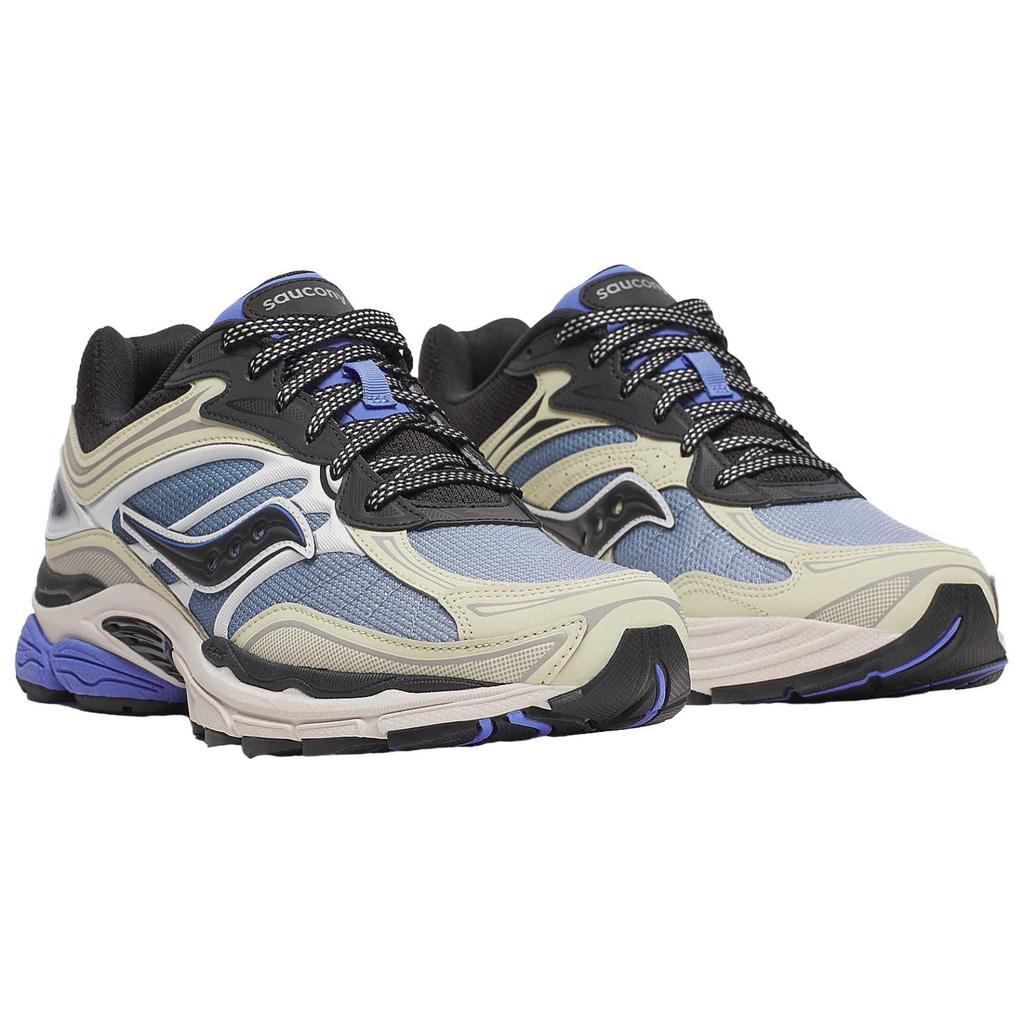 Saucony Pro Grid Omni All in 9 Breathable Running Shoes Unisex Gray Blue Saucony S70933-1