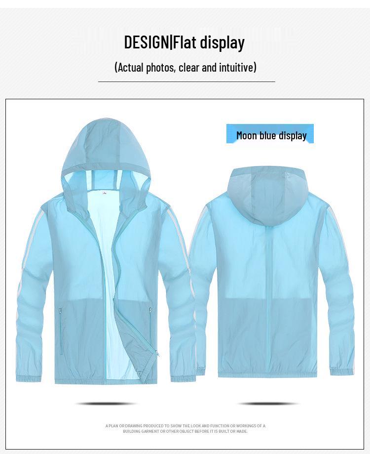 Summer Sun Protection Jacket: Breathable Casual Skin Coat for Men - Trendy Outdoor Windbreaker