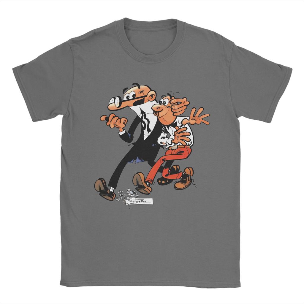 Mort & Phil Mortadelo y Filemón T Shirt Beach Popular T-Shirts Male Cotton Crewneck 4XL 5XL 6XL Tees Short Sleeves Funny Tops