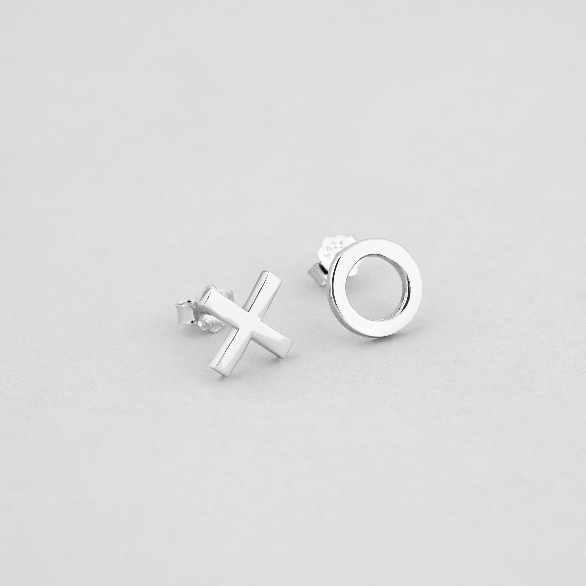 

Сережки Егоїст срібний