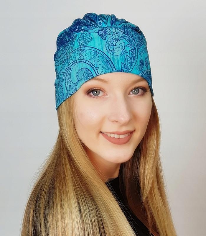 Turban Damski Jasmina Z Bambusa 215 Czapka Wiosenna Także Po Chemioterapii