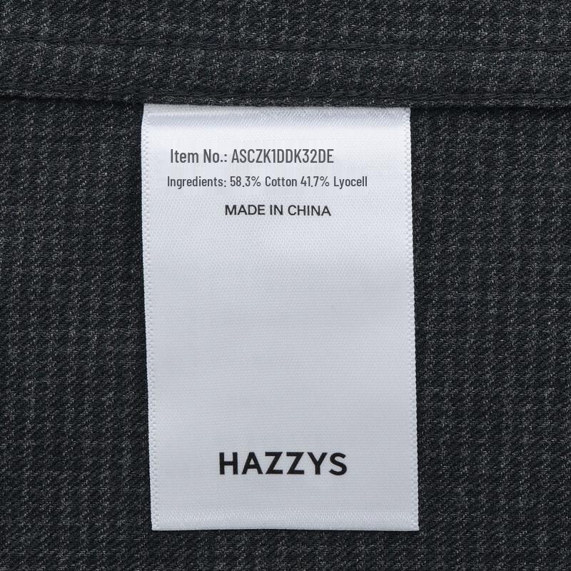 HAZZYS Men's Houndstooth Long-Sleeve Shirt