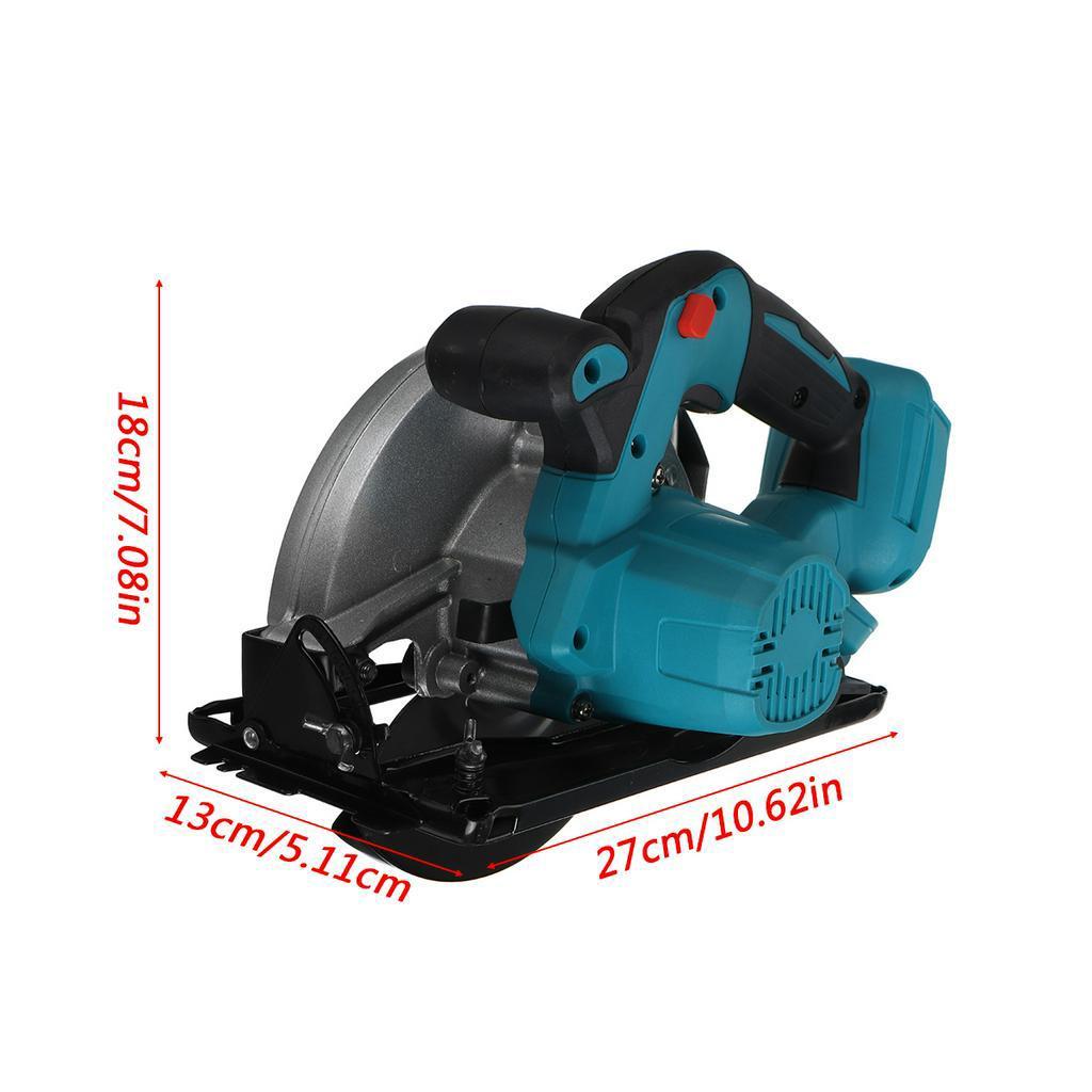 New 5000RPM Electric Circular Saw 1000W 180mm Power Tools Dust Passage Multifunction Cutting Machine For 18V Battery