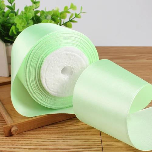 25Yards/roll 75mm Single Face Satin Ribbon Webbing Decoration Gift Christmas Ribbons Table and Chair Backrest DIY Decoration Bow