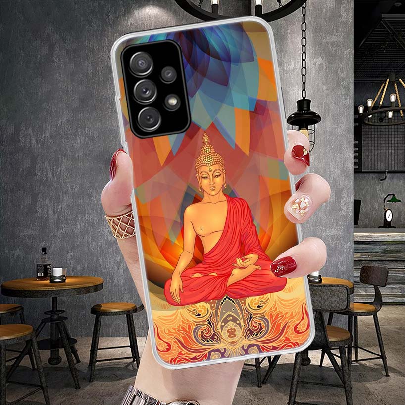 Gautama Buddha Budha Belief Soft Phone Case For Samsung Galaxy A12 A22 A32 A52 A72 A02S A51 A50S A71 A70 A31 A20S Note 20 Ultra