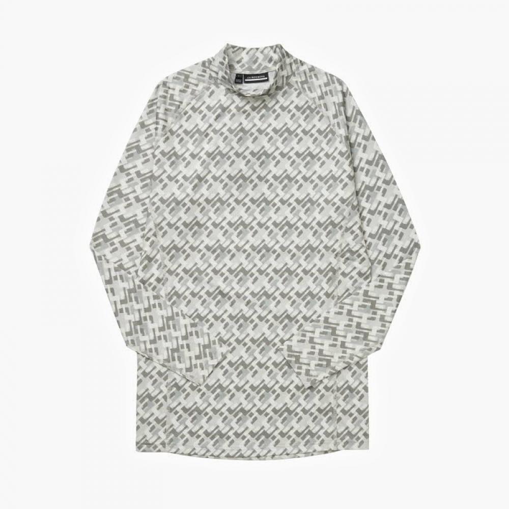 Jay Lindberg Gmjt08564 U238 Aero Soft Compression Print Top Golf Mens Long Sleeve Tee