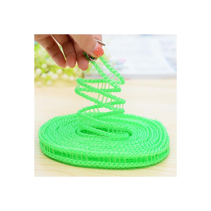 Windproof Non-Slip 5M Travel Clothesline for Hanging Clothes and Quilts