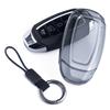Slim Smart Car Key Fob Case Cover Keychain For Hyundai Santa Fe Elantra GT I30 Palisade Kona Venue Accent Black Transparent