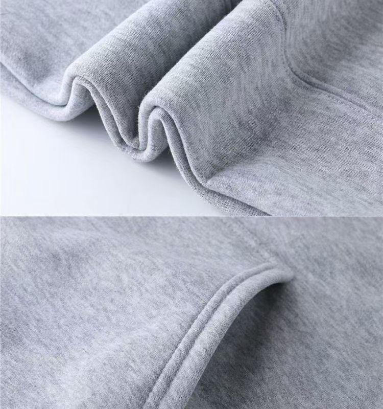 220g European Size Unisex Autumn/Winter Loose Fit Sports Hooded Sweatshirt