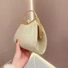 Modische Schleifenkette mit Diamantenbesatz Kleine quadratische Tasche Dinner Strass Handtasche Umhängetasche