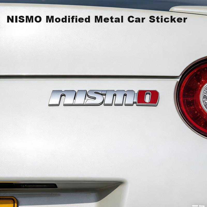 1pcs ABS Car Body Emblem Trunk Badge Sticker Decoration For Nismo Nissans Tiida Teana Skyline Juke X-trail Almera Qashqai Goods