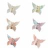 Color Changing Acetate Butterfly Hair Claw Colorful Large Shark Clip Butterfly Hair Clip  Girl