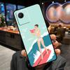 Surfboard Surfing Surf Girl Case For Realme 14 Pro Plus 13 12 11 15 GT6 GT7 Pro C55 C51 C35 C53 C61 C65 C67 C63 C71 C75