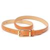 Womens Slim Alloy Buckle Belt With Leopard Print PU Leather Waistband Jeans Casual Office Wear