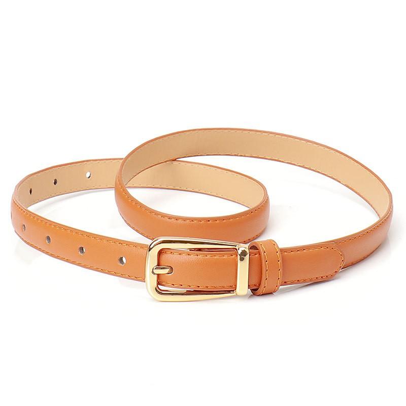 Womens Slim Alloy Buckle Belt With Leopard Print PU Leather Waistband Jeans Casual Office Wear