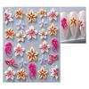 Flower Nail Art Sticker Self-adhesive DIY Home Salon Summer Floral Plants Ladybird 5D Embossed Women Fake Nail Decoration Decal