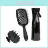 Massage Scalp Brush Shampoo Spray Bottle Dispenser Skeleton Comb Styling Smoothing Comb