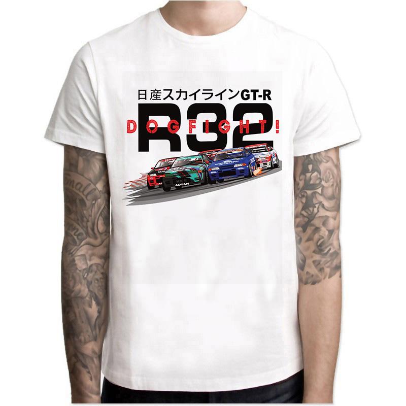 Harajuku Cool Automotive Car Turbo E30 E36 E46 T Shirt Men Anime T-shirts Tee Shirt Homme TShirt Male Streetwear Camisetas