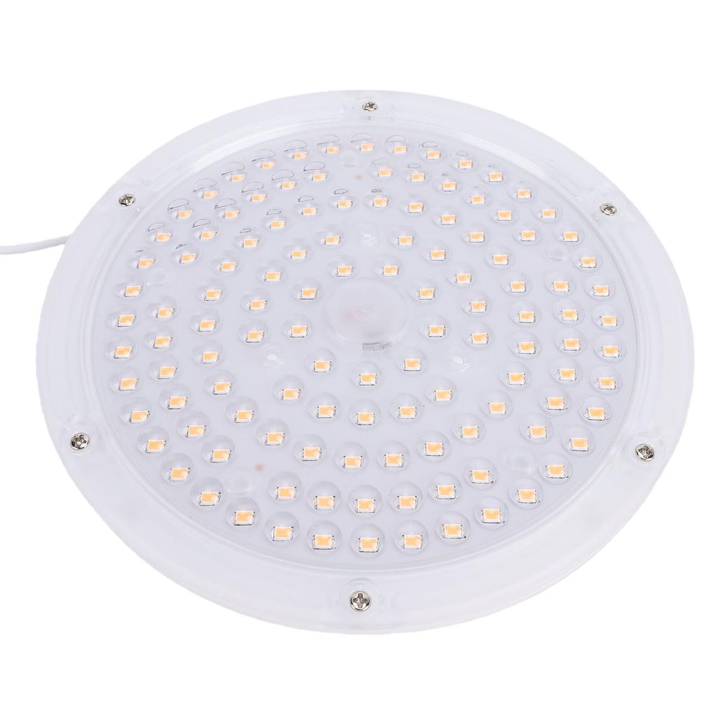 Plant Grow Light White 120 Beads 8W Full Spectrum Hanging Growing Lamp with 2H 4H 8H Timer 4 Dimmable Levels for Indoor