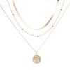 Recommended Popular Fashion Personality, Simple Multi-Layer Lotus Pendant Necklace, Women'S Chain Neck Chain