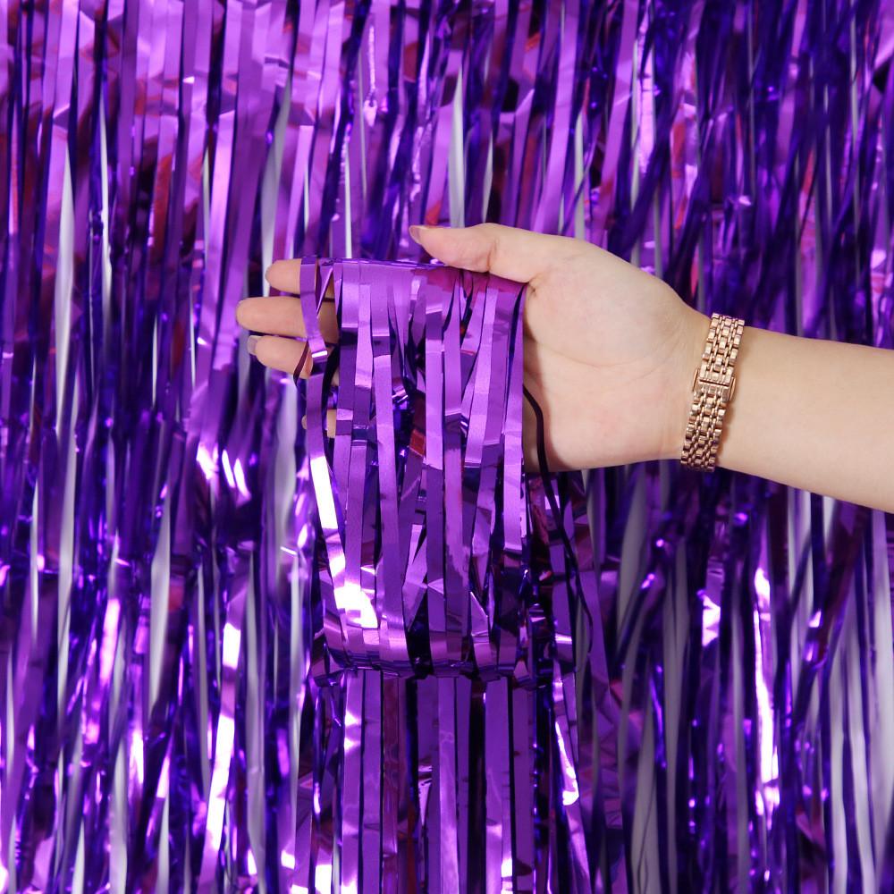Colorful Radiant Streamer Curtain Perfect For Various Festive Celebrations Events And
