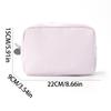 Stripe Makeup Bag Aesthetic Cosmetic Bag Portable Toiletry Bag Cosmetic Brush Case Zippers Bag Wash Bag Toiletry Bag