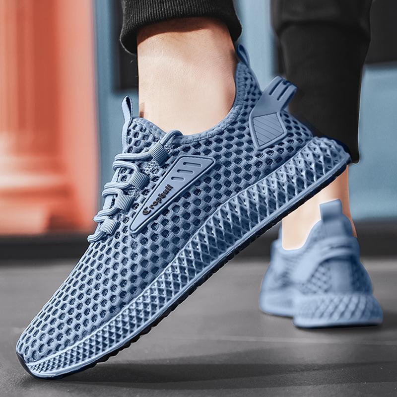 Men's sneakers new men's summer mesh surface breathable soft sole wading shoes hollow mesh shoes men's fashion shoes