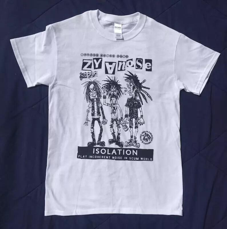 Zyanose Isolation T Shirt Vintage Crust Punk Dystopia Disclose Gloom Gloss Gism XXXXL