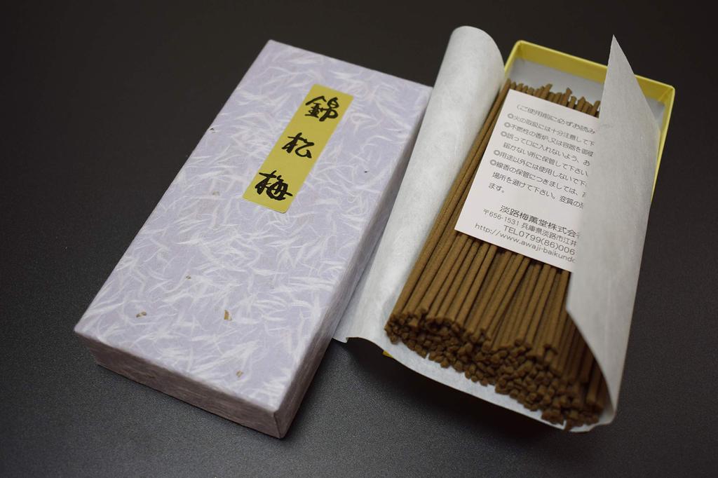 Awaji Umekundo Incense Sticks, Agarwood, Nishikimatsubai #103