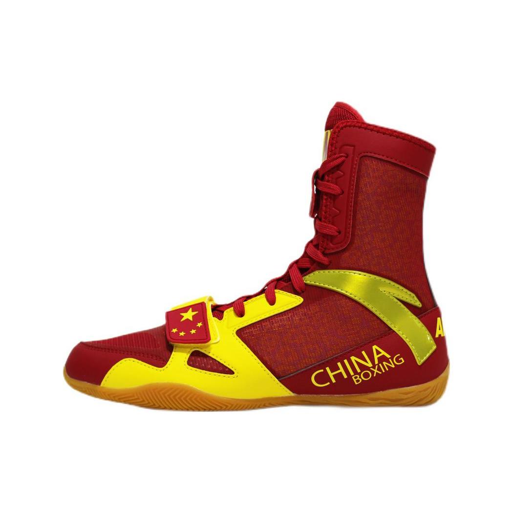 

New Anta Variety Training Collection Anti Slip And Wear Resistant Lightweight High Top Training Shoes Unisex Red Yellow 41131304-1 37.5