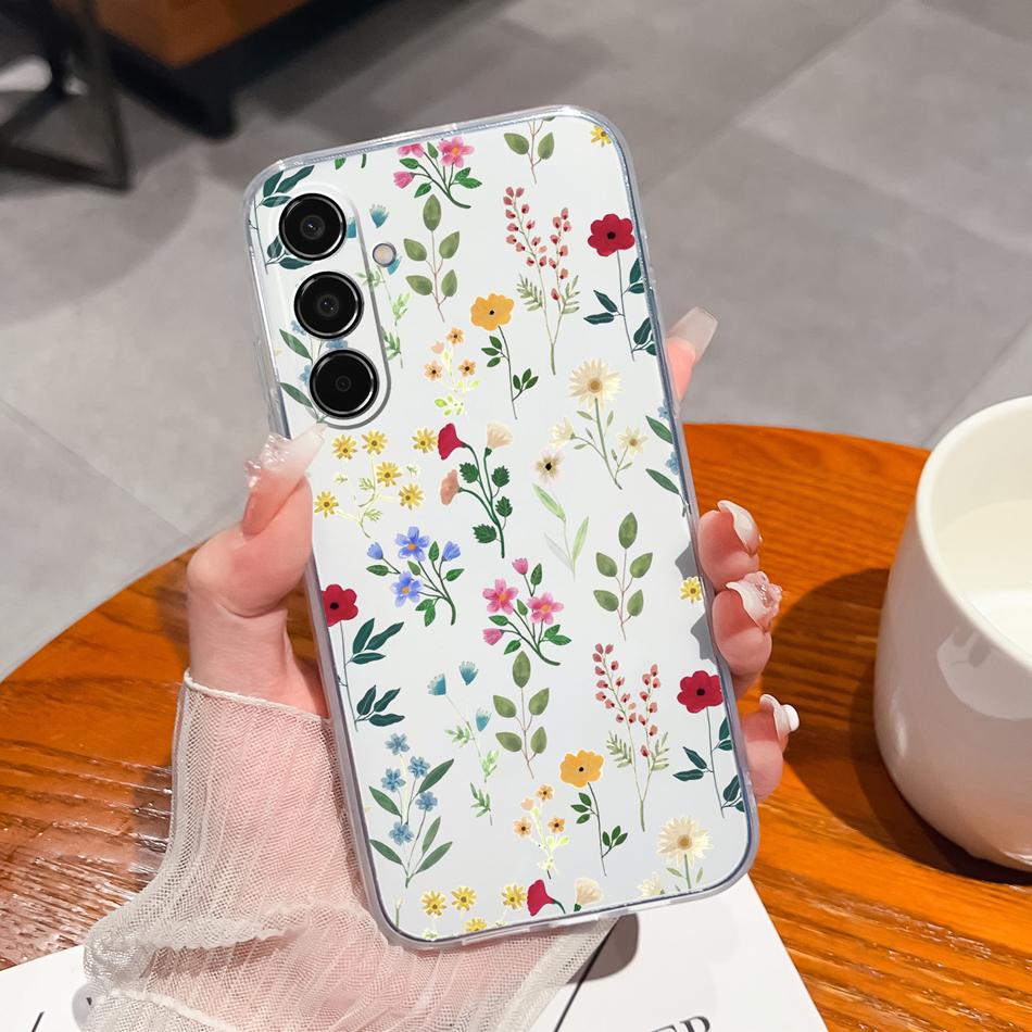 

Simple Case For Samsung M35 M55 5G Transparent Soft TPU Silicone Phone Cases For Galaxy M55 M35 Anti Drop Back Cover Carcasa Samsung Galaxy M55
