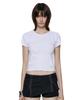 ROCKCAKE Pinched Top - White