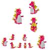 Dragon Fruit Macaroon Pitaya Dinosaur Plush Toy Soft Stuffed Doll For Kids