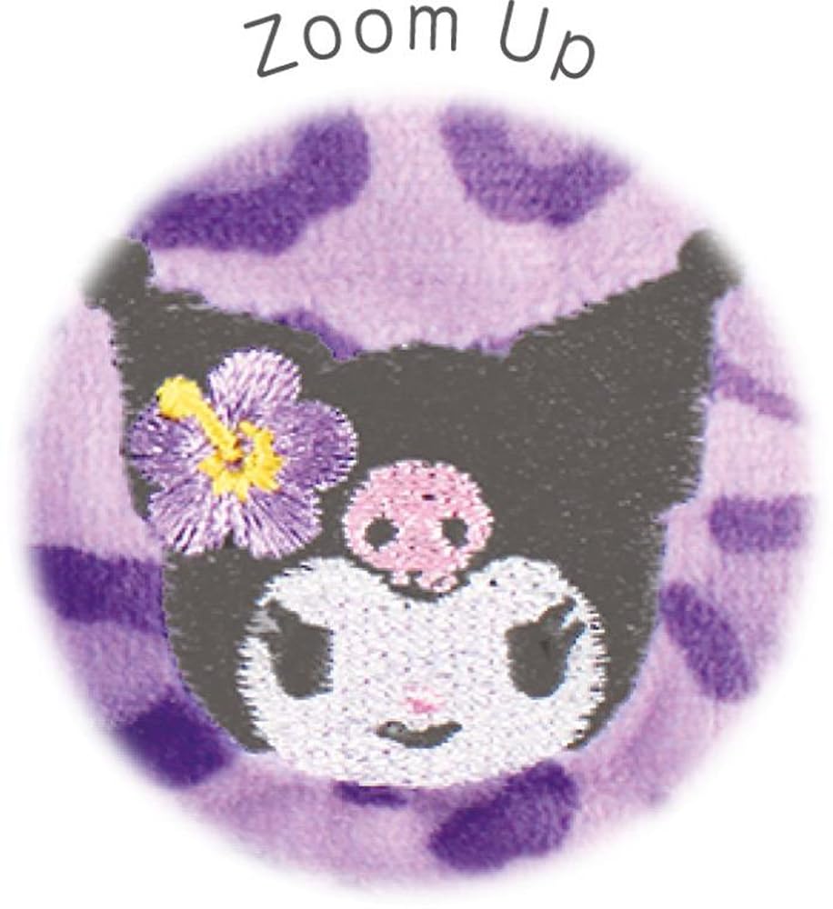 Tees Factory Sanrio Kuromi Characters Leopard Print Headband Y2K H90 x W240 x D75mm SR-5537866KU