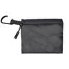 Yullmu mini pouch card case carabiner climbing lightweight waterproof travel bag-in-bag (black)