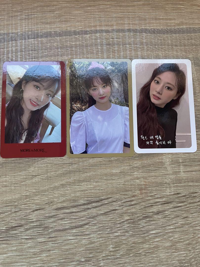 

[USED] TWICE trading cards 3 pieces can be sold separately