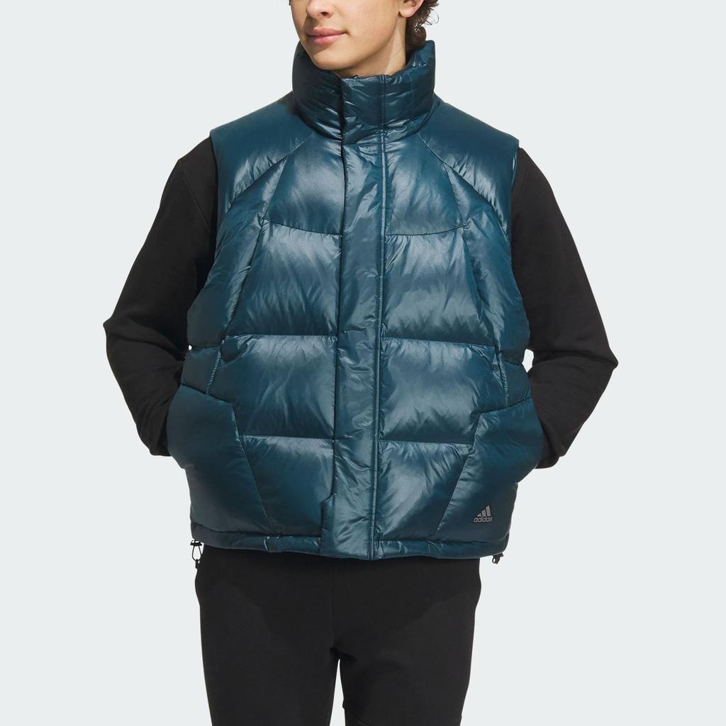 Adidas 600 Fill Outdoor Sports Casual Stand Collar Vest Men Vests Dark-Blue IL8913