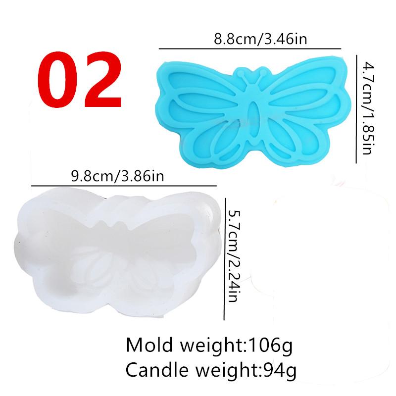 Butterfly Candle Silicone Mold DIY 3D Insect Craft Gift Ornament Silicone Mould Resin Candle Mold And Home Decoration