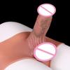 Skin Touch Silicone Pants With Hollow Realistic Dildo Penis Sleeve Stretchable Sex Toys For Men Cock Enlarge & Extender