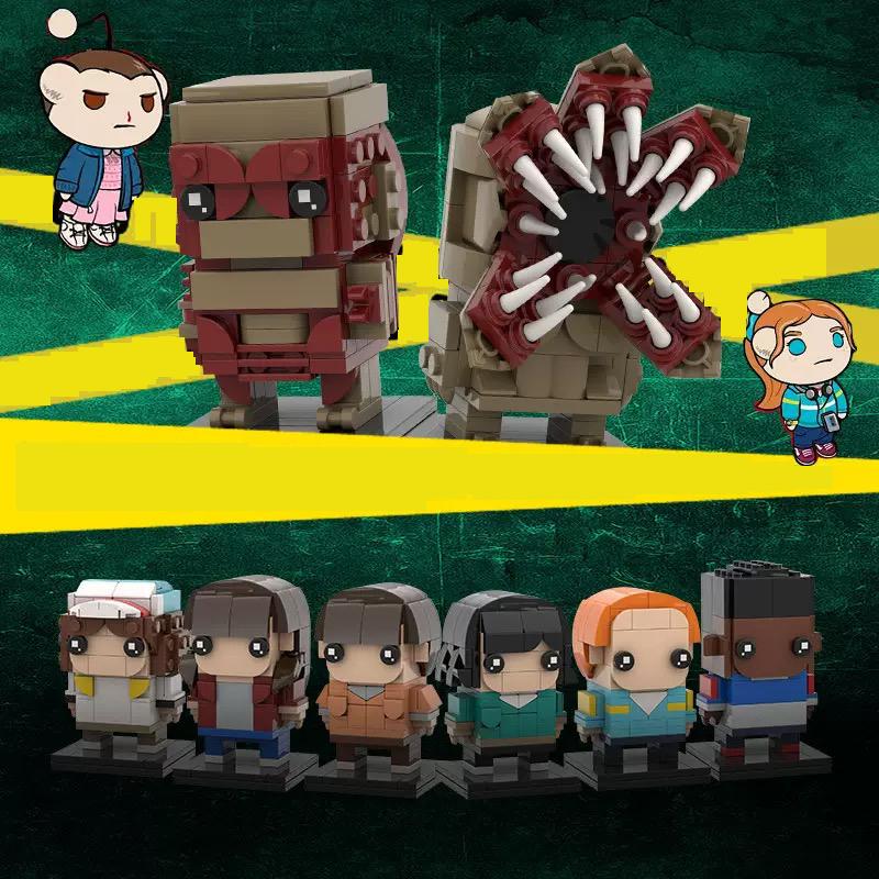 Brick Head Z Model Building Toy Desktop Creative Toy Ornament Building Blocks Set Educational Toy Boy'S Birthday Gift