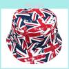 Union Jack Wendbarer Eimerhut Für Liebhaber des Britischen Stils Schützen Sie Ihren Kopf Mit Flaggen-Charme