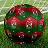 Pallone da Calcio Indoor Al Ahly Misura 5 Colorato Per Tutte le Età Cucito a Macchina PVC Pronto per la Competizione Resistente Alto Rimbalzo