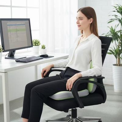 Seat Cushion Ergonomically Designed Memory Sponge Pad Suitable for Office Chairs and Wheelchairs